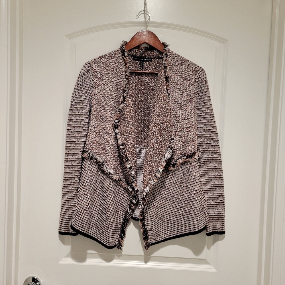 White House Black Market Open Front Sweater M # 602